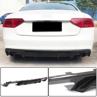 Achterbumper diffuser V2 (voor S-Line 2012-2015, carbon) foto 1