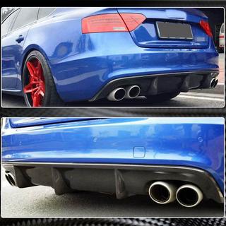 Achterbumper diffuser V1 (voor S-Line 2012-2015, carbon) foto 4