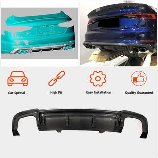 Achterbumper diffuser V2 (voor S-Line 2016-2020, carbon) foto 3