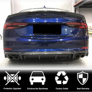 Achterbumper diffuser V2 (voor S-Line 2016-2020, carbon) foto 4