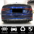 Audi A5 2016–2025 Achterbumper diffuser (voor S-Line 2016-2020, kunststof) foto 4