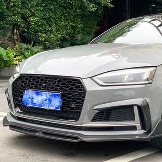 Frontlip voorbumper Lip V2 (voor S-Line 2021-2025, carbon) foto 1