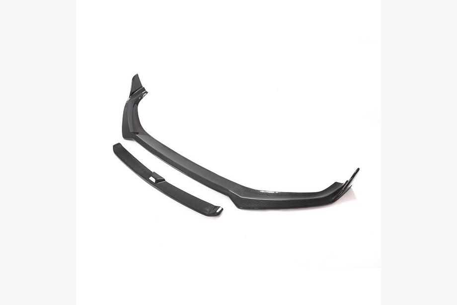 Audi A5 2016–2025 Frontlip voorbumper Lip V2 (voor S-Line 2021-2025, carbon) Foto 7