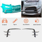 Audi A5 2016–2025 Frontbumper lip Flap V2 (voor S-Line 2016-2020, carbon) foto 2