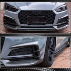 Audi A5 2016–2025 Frontbumper lip Flap V2 (voor S-Line 2016-2020, carbon) foto 4
