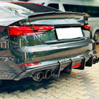 Audi A5 2016–2025 Achterbumper diffuser V1 (voor S-Line 2016-2020, carbon) foto 4