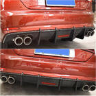 Audi A5 2016–2025 Achterbumper diffuser V1 (voor S-Line 2016-2020, carbon) foto 6