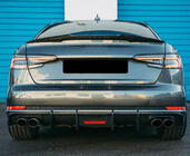 Audi A5 2016–2025 Achterbumper diffuser V1 (voor S-Line 2016-2020, carbon) foto 7