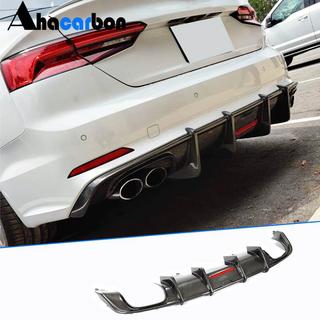 Achterbumper diffuser V1 (voor S-Line 2016-2020, carbon) foto 1