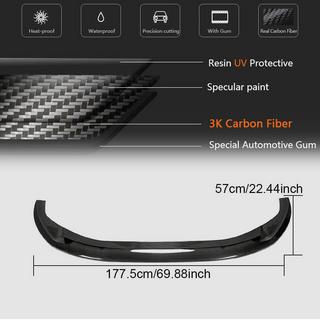 Voorbumper lipspoiler Lip V3 (voor S-Line 2021-2025, carbon) foto 4