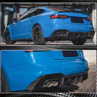 Audi A5 2016–2025 Achterbumper diffuser V1 (voor S-Line 2021-2025, carbon) foto 4