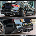 Audi A5 2016–2025 Achterbumper diffuser (carbon) V2 foto 5