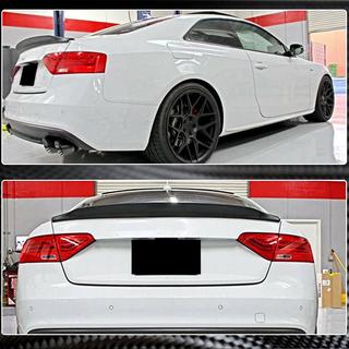 Spoiler V1 (voor Coupé, carbon) Audi A5 2007–2015 foto 4