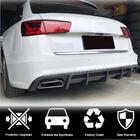 Audi A6 C7 2011–2017 Achterbumper diffuser (voor S-Line Avant 2014-2018, Carbon) foto 3