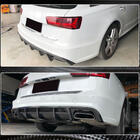 Audi A6 C7 2011–2017 Achterbumper diffuser (voor S-Line Avant 2014-2018, Carbon) foto 5