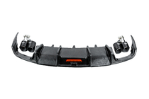 Audi A6 C7 2011–2017 Achterbumper diffuser carbon (voor S-Line 2014-2018) foto 9