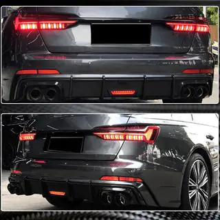 Achterbumper diffuser carbon (voor S-Line 2014-2018) Audi A6 C7 2011–2018 foto 1