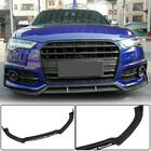 Audi A6 C7 2011–2017 Front bumper lip Carbon V1 (voor S-Line 2014-2018) foto 1