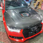 Audi A7 2010–2018 Motorkap (S7, 2014-2018, Carbon) foto 1