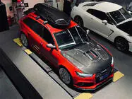 Audi A7 2010–2018 Motorkap (S7, 2014-2018, Carbon) foto 3