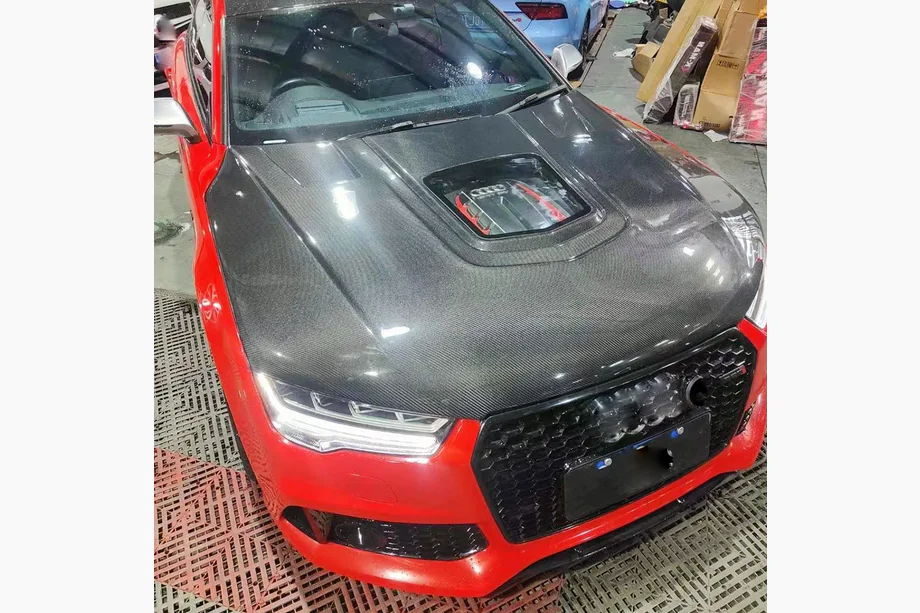 Audi A7 2010–2018 Motorkap (S7, 2014-2018, Carbon) Image