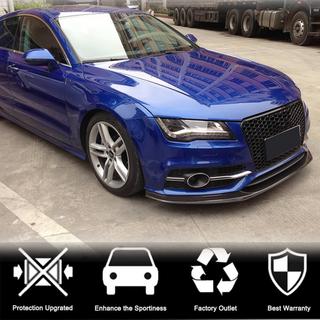 Frontbumper lip spoiler Lip V2 (voor S-Line 2010-2014, carbon) foto 2