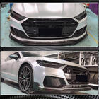 Audi A7 2018– Voorbumper lipspoiler Lip (voor S-Line 2018-2022, carbon) foto 3