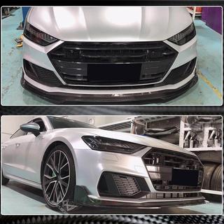 Voorbumper lipspoiler Lip (voor S-Line 2018-2022, carbon) foto 3