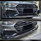Audi A7 2018– Front bumper lip (voor S-Line 2018-2022, ABS) foto 4