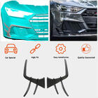 Audi A7 2018– Voorbumper lip (voor S-Line 2018-2022, carbon) foto 2