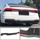 Audi A7 2018– Achterbumper diffuser (voor S-Line 2018-2022, carbon) foto 1