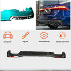 Audi A7 2018– Achterbumper diffuser (voor S-Line 2018-2022, carbon) foto 2