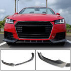 Audi TT 2014–2023 Voorbumper lipspoiler Lip V2 (voor Base, 2014-2019, Carbon) foto 1