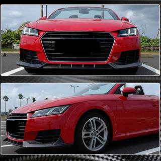 Voorbumper lipspoiler Lip V2 (voor Base, 2014-2019, Carbon) foto 4