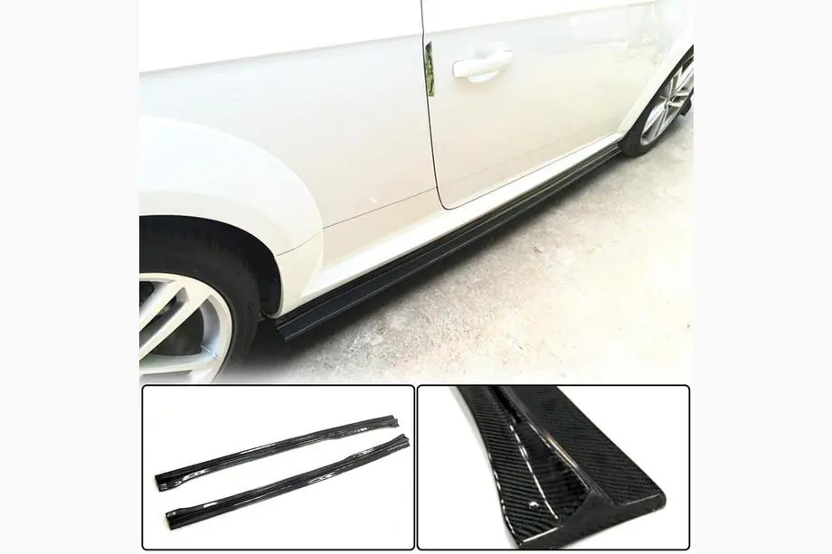 Audi TT 2014–2023 Sideskirts (voor Base, carbon) Image