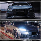 Audi TT 2014–2023 Frontbumper lipspoiler Lip (voor RS, 2016-2019, carbon) foto 5