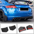 Audi TT 2014–2023 Flap-extensions voor achterbumper (voor S-line/TTS/TTRS, 2014-2019, Carbon) foto 1