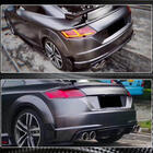 Audi TT 2014–2023 Flap-extensions voor achterbumper (voor S-line/TTS/TTRS, 2014-2019, Carbon) foto 5