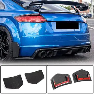 Flap-extensions voor achterbumper (voor S-line/TTS/TTRS, 2014-2019, Carbon) foto 1