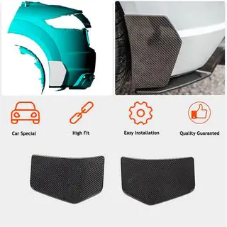 Flap-extensions voor achterbumper (voor S-line/TTS/TTRS, 2014-2019, Carbon) foto 2