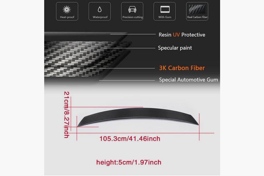 Audi TT 2006–2014 Spoiler V5 (Carbon) Foto 5
