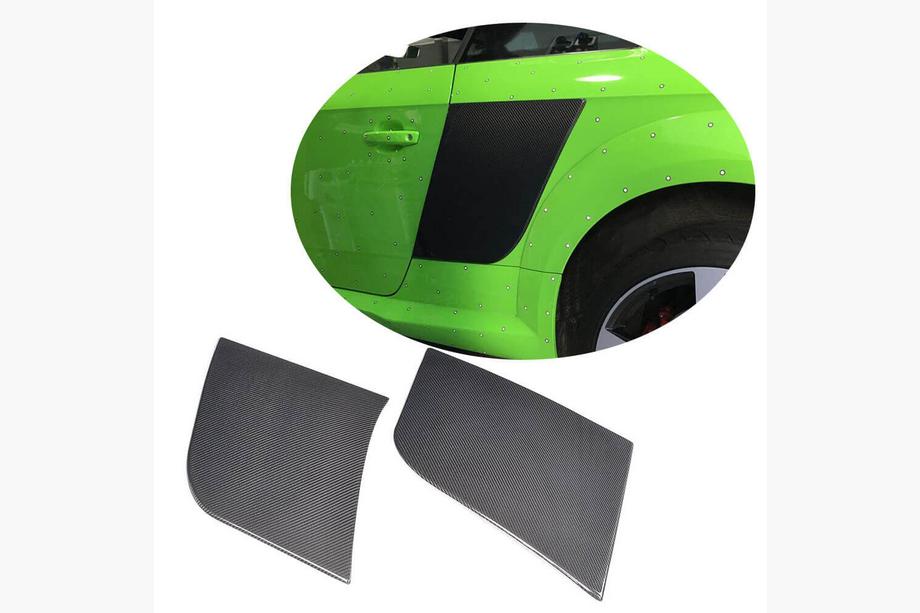 Audi TT 2014–2023 Carbon achterspatbordverbreders (2015-2019, Carbon) Foto 1
