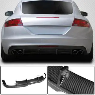 Achterbumper diffuser (carbon) foto 1