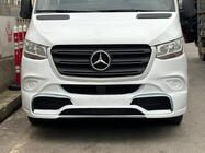 Mercedes Sprinter W907/W910 2018– Voorbumper lipspoiler V2 (spuitklaar) foto 1