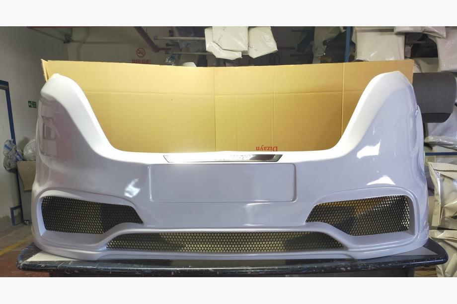 Mercedes Sprinter W907/W910 2018– Voorbumper lip V4 (spuitklaar) Image