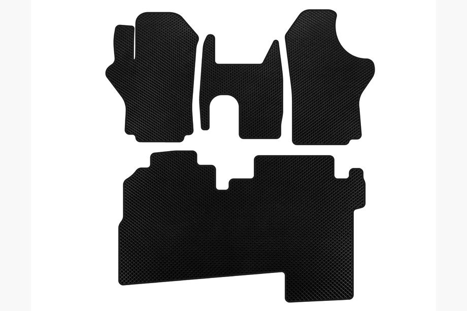Hyundai H200, H1, Starex 1998–2007 EVA automatten voor interieur (2004-2007, 2 rijen, 8-zits, zwart) Image