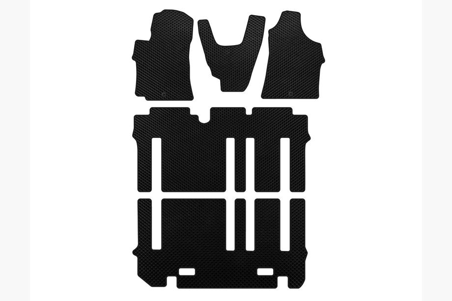 Hyundai H300, H1, Starex 2008–2020 EVA automatten (complete set voor het interieur, zwart) Image