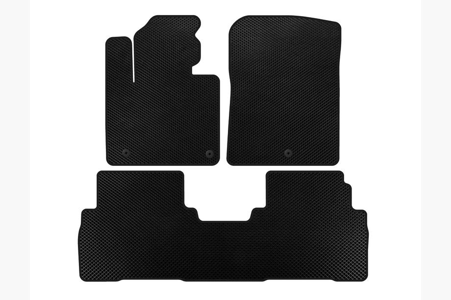 Kia Sorento III UM 2014–2020 EVA automatten (7-zits, zwart) Image