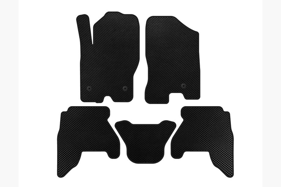 Nissan Pathfinder R51 2005–2014 EVA automatten voor interieur (2 rijen, Zwart, 2010-2014) Image