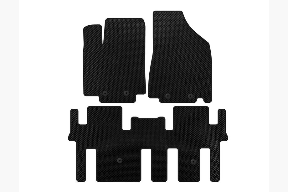 Nissan Pathfinder R52 2012–2021 EVA automatten (2 rijen, zwart) Image